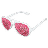 Roos gekleurd aviator zonnebril (Gekanteld)