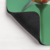 Roos-gekleurd Roos Muismat (Hoek)