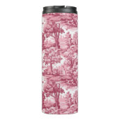 Roos-gekleurd speelgoed ontwerp thermosbeker (Achterkant)