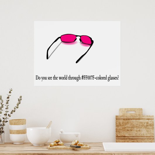 roos-gekleurde lenzen-2014-02-10 poster (Keuken)