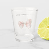 Roos gekleurde zonnebril shot glas (Achterkant)