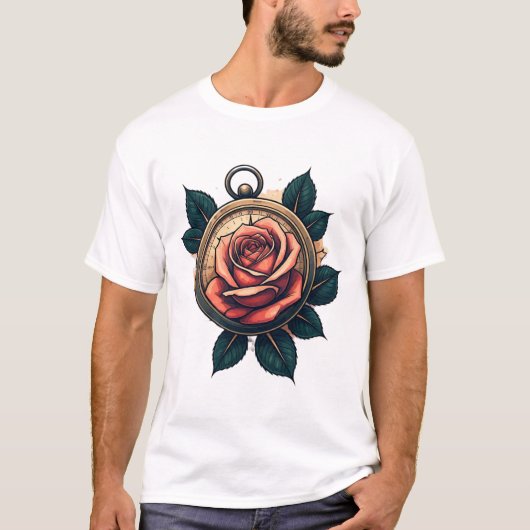 Roos-geleide ziel t-shirt (Voorkant)