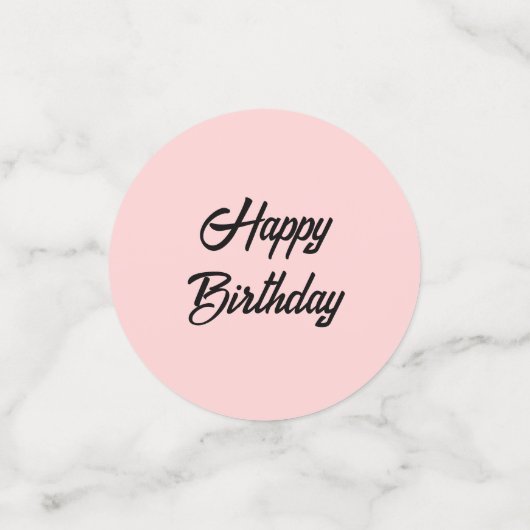 Roos Geometric Lion Head Birthday Confetti (Kleine voorkant)