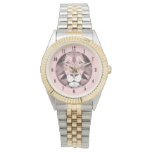 Roos Geometrische leeuwenkop Zwarte cijfers