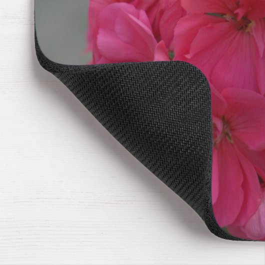 Roos Geranium Floral Mousepad Muismat (Hoek)