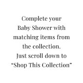 Roos geruit de appel van ons oog herfst babyshower kaart