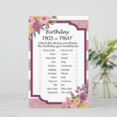 Roos gestreept op deze dag of dat spel (Staand voorkant)