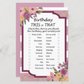 Roos gestreept op deze dag of dat spel (Voorkant / Achterkant)