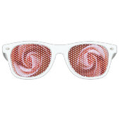 Roos getinte bril retro zonnebril (Voorkant)