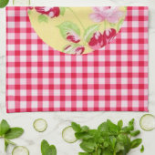 Roos Gingham Kitchen Towel Theedoek (Gevouwen)
