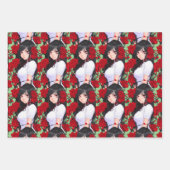 Roos Girl Anime Inpakpapier Vel (Voorkant 2)