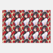 Roos Girl Anime Inpakpapier Vel (Voorkant)