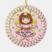 Roos Girl Fairy ornament (Voorkant)