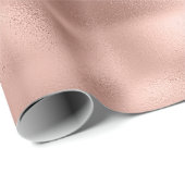 Roos Glam Gold Glitzy Sparkle Glitter    Cadeaupapier (Rol Hoek)