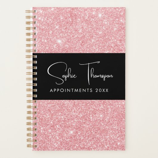 Roos glitter 2024 planner (Voorkant)