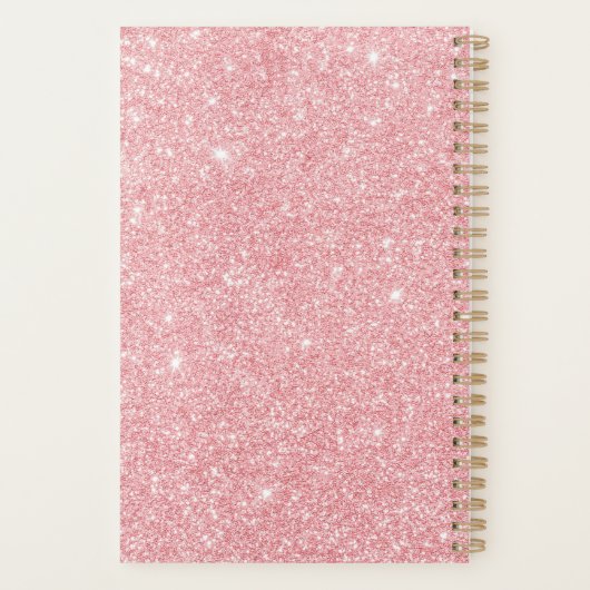 Roos glitter 2024 planner (Achterkant)