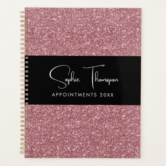 Roos glitter 2024 planner (Voorkant)