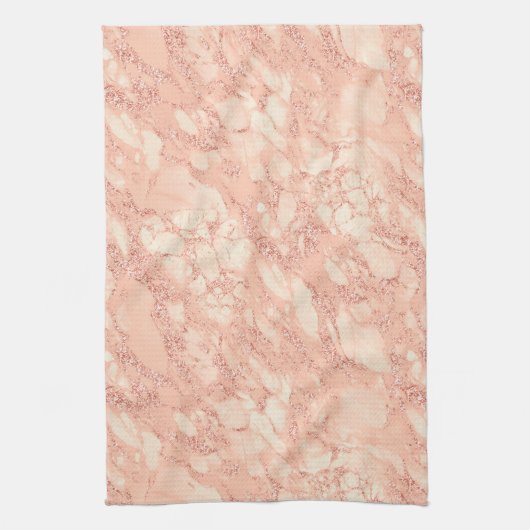 Roos Glitter 3 Theedoek (Verticaal)