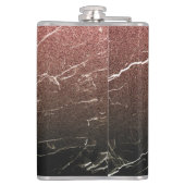 Roos Glitter Black Marmer Heupfles (Achterkant)