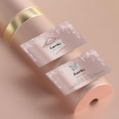 Roos Glitter Closet Hanger Boutique QR Code Visitekaartje