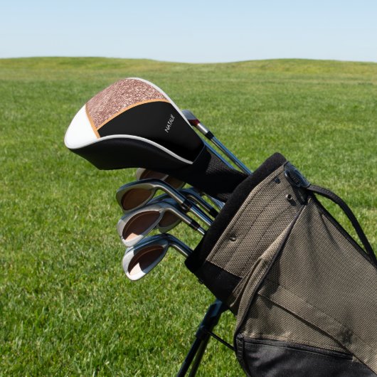 Roos Glitter Geometric Golfheadcover (Insitu)