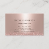 Roos Glitter Gold Glitter voor schoonmaakservice i Visitekaartje (Achterkant)