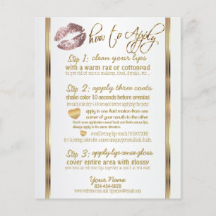 Roos Glitter Lip Instructies 2 Flyer