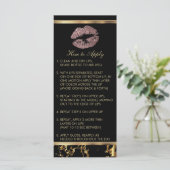 Roos Glitter Lipsense Senegence Instructies (Staand voorkant)