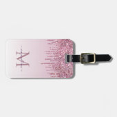 Roos Glitter maakt een persoonlijk monogram en een Bagagelabel (Voorkant horizontaal)