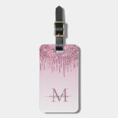 Roos Glitter maakt een persoonlijk monogram en een Bagagelabel (Voorkant verticaal)