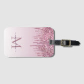 Roos Glitter maakt een persoonlijk monogram en een Bagagelabel (Voorkant (horizontaal))