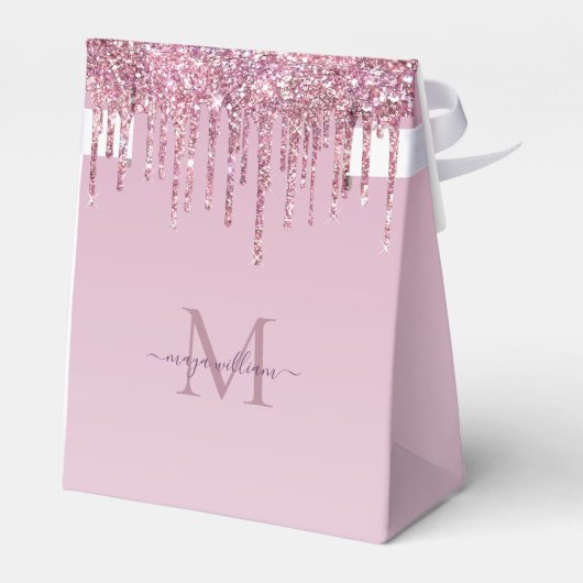 Roos Glitter maakt een persoonlijk monogram en een Bedankdoosjes (Achterkant)