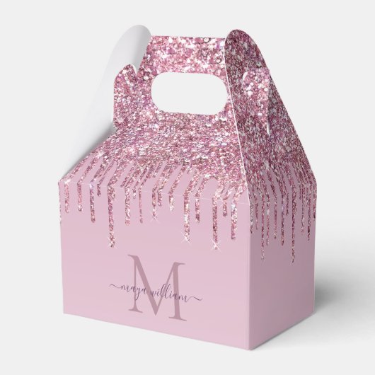 Roos Glitter maakt een persoonlijk monogram en een Bedankdoosjes (Achterkant)