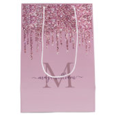 Roos Glitter maakt een persoonlijk monogram en een Medium Cadeauzakje (Achterkant)