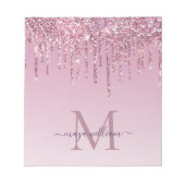 Roos Glitter maakt een persoonlijk monogram en een Notitieblok (Voorkant)