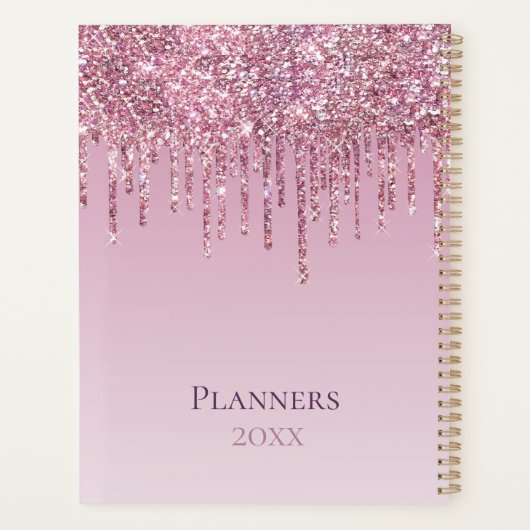 Roos Glitter maakt een persoonlijk monogram en een Planner (Achterkant)