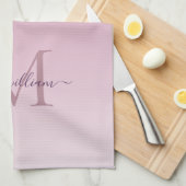 Roos Glitter maakt een persoonlijk monogram en een Theedoek (Quarter Fold)