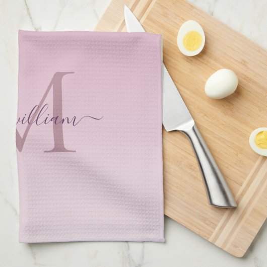 Roos Glitter maakt een persoonlijk monogram en een Theedoek (Quarter Fold)