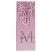 Roos Glitter maakt een persoonlijk monogram en een Wijn Cadeautas (Achterkant)