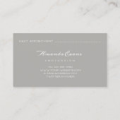 Roos Glitter Makeup Artist Event Planner Afsprakenkaartje (Achterkant)