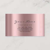 Roos Glitter Makeup Artist Lashes Extension Spark Visitekaartje (Achterkant)