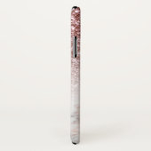 Roos Glitter & Marble Ombre Case-Mate iPhone Case (Achterkant / rechts)