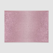 Roos Glitter over Ombre Roos Achtergrond Tissuepapier (Voorkant)