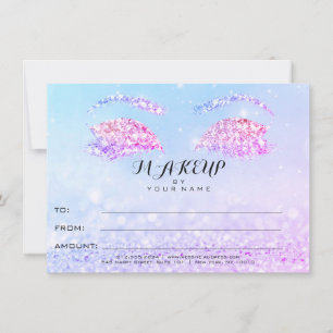 Roos Glitter Princess Make-up Certificaat Cadeau