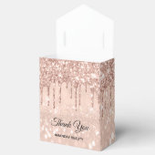 Roos Glitter Sweet 16th Bridal Beauty Shop Bedankdoosjes (Geopend)