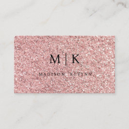 Roos Glitter Visitekaartje