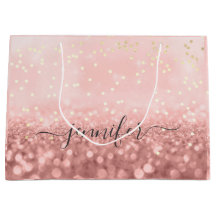 Roos Glitter Weddenschap Bridal Gold Confetti Grot