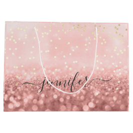 Roos Glitter Weddenschap Bridal Gold Confetti Grot Groot Cadeauzakje