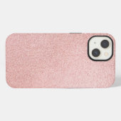 Roos glitters schitteren iPhone hoesje (Achterkant horizontaal)