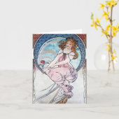 Roos Goddess Kaart (Gele Bloem)